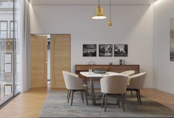 Porta de Interior Carvalho - Modelo 300