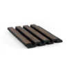 Painel Ripado Decorativo Nogueira Quatro Ripas shadow line